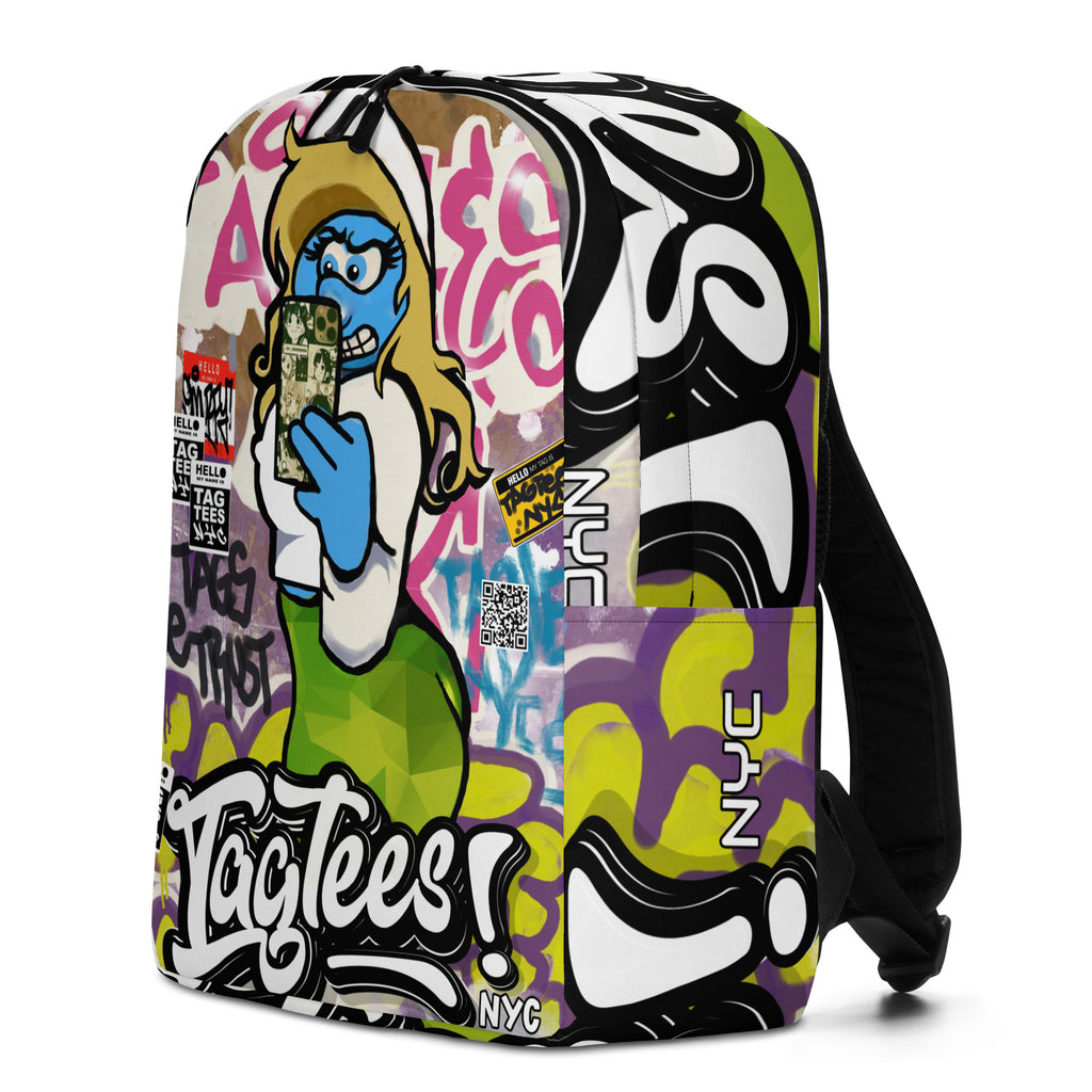 SMURFETTE SELFIE BAG PACK BY TAGTEESNYC