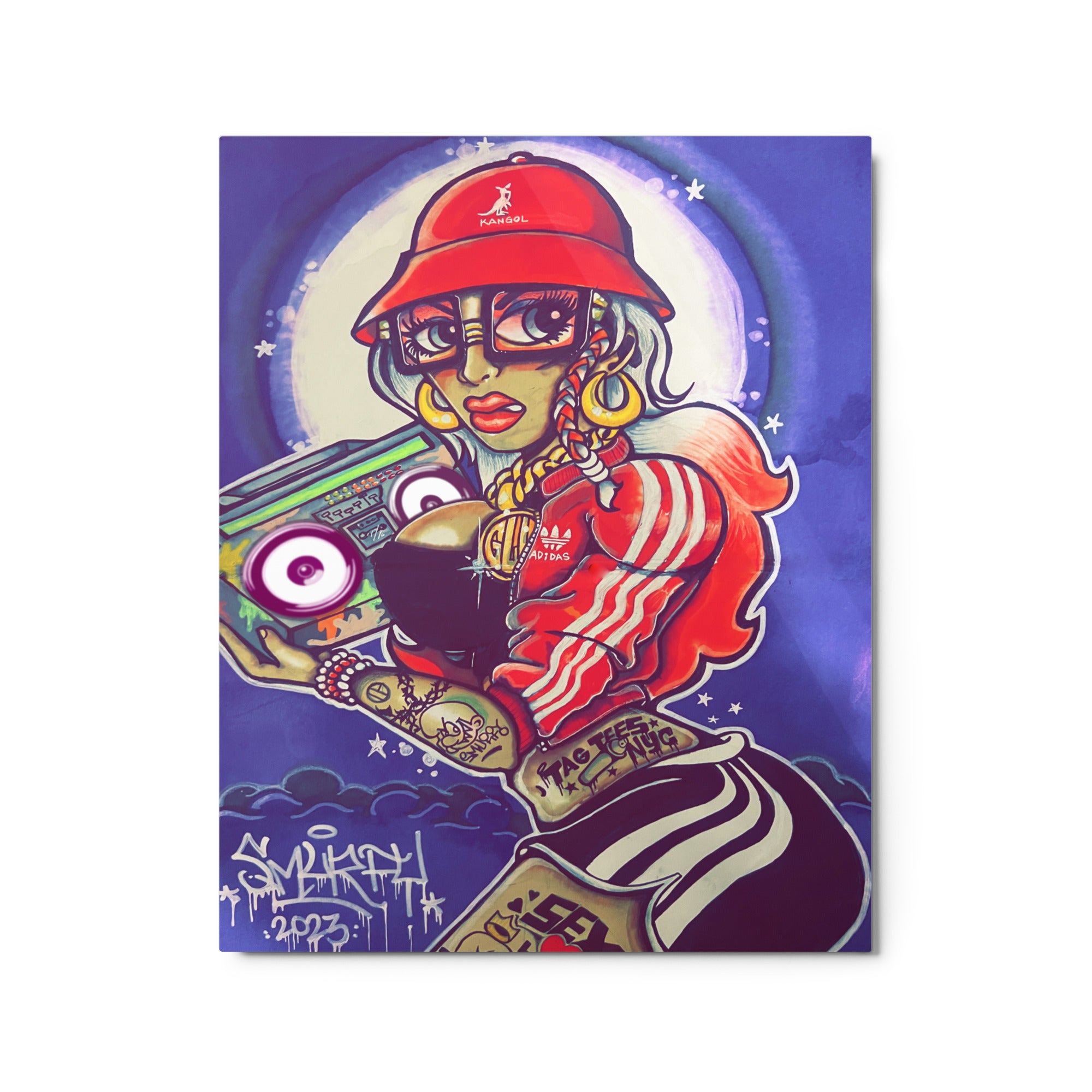 TTNYC B- GIRL ( Metal prints by TAGTEESNYC )