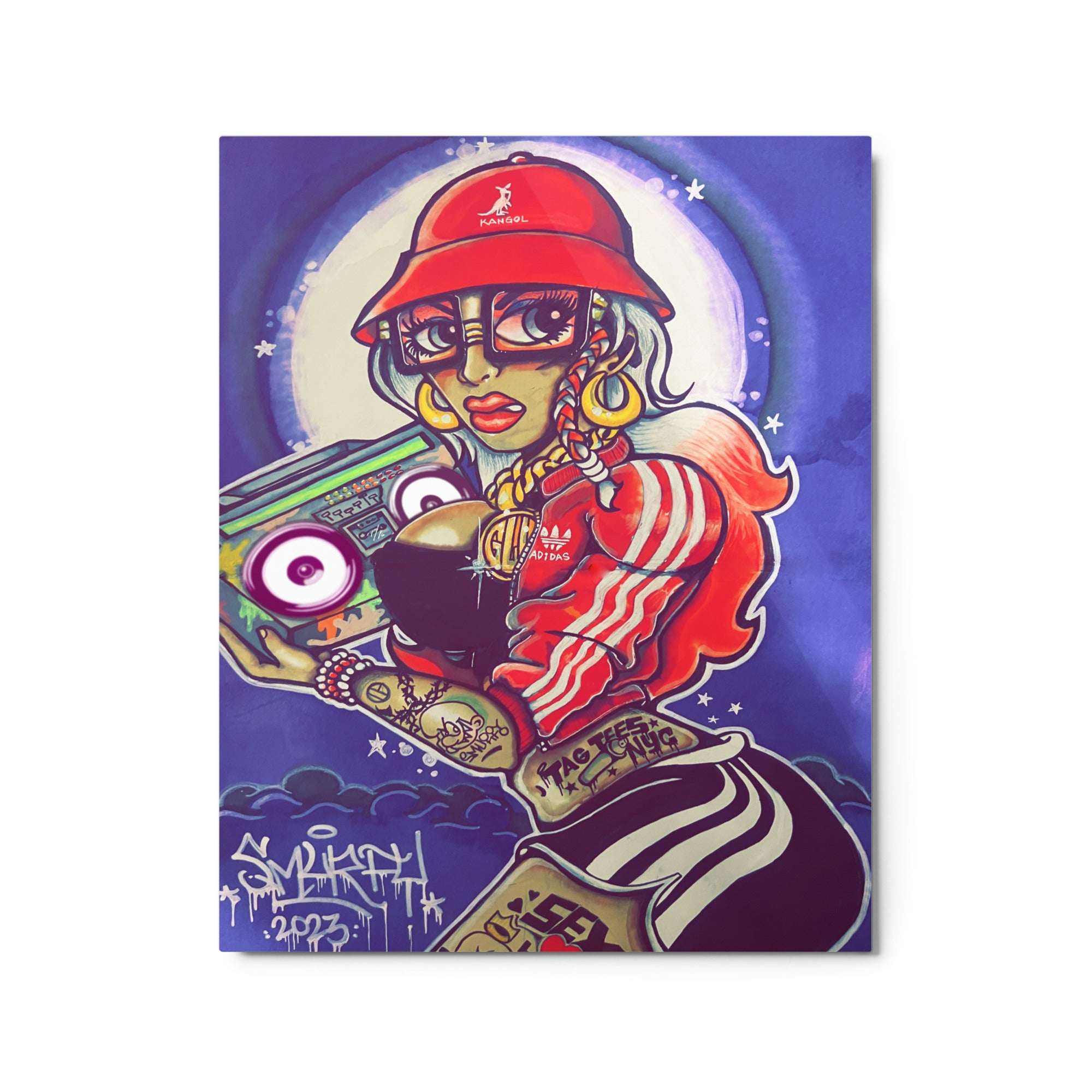 TTNYC B- GIRL ( Metal prints by TAGTEESNYC )