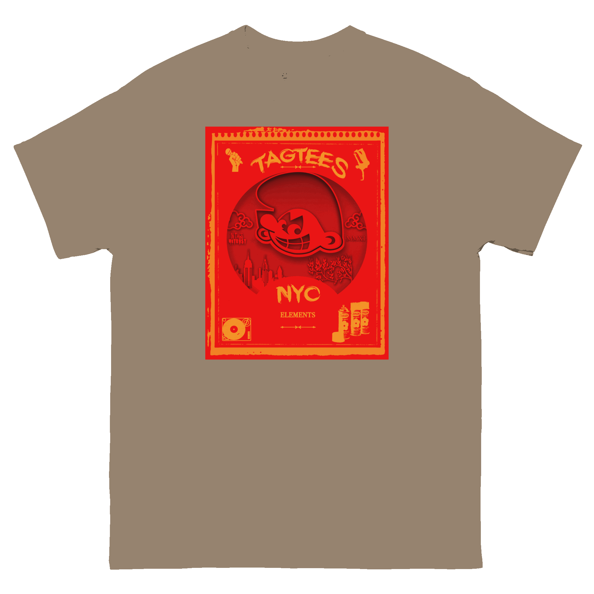 TagTeesNYC Elements heavyweight tee