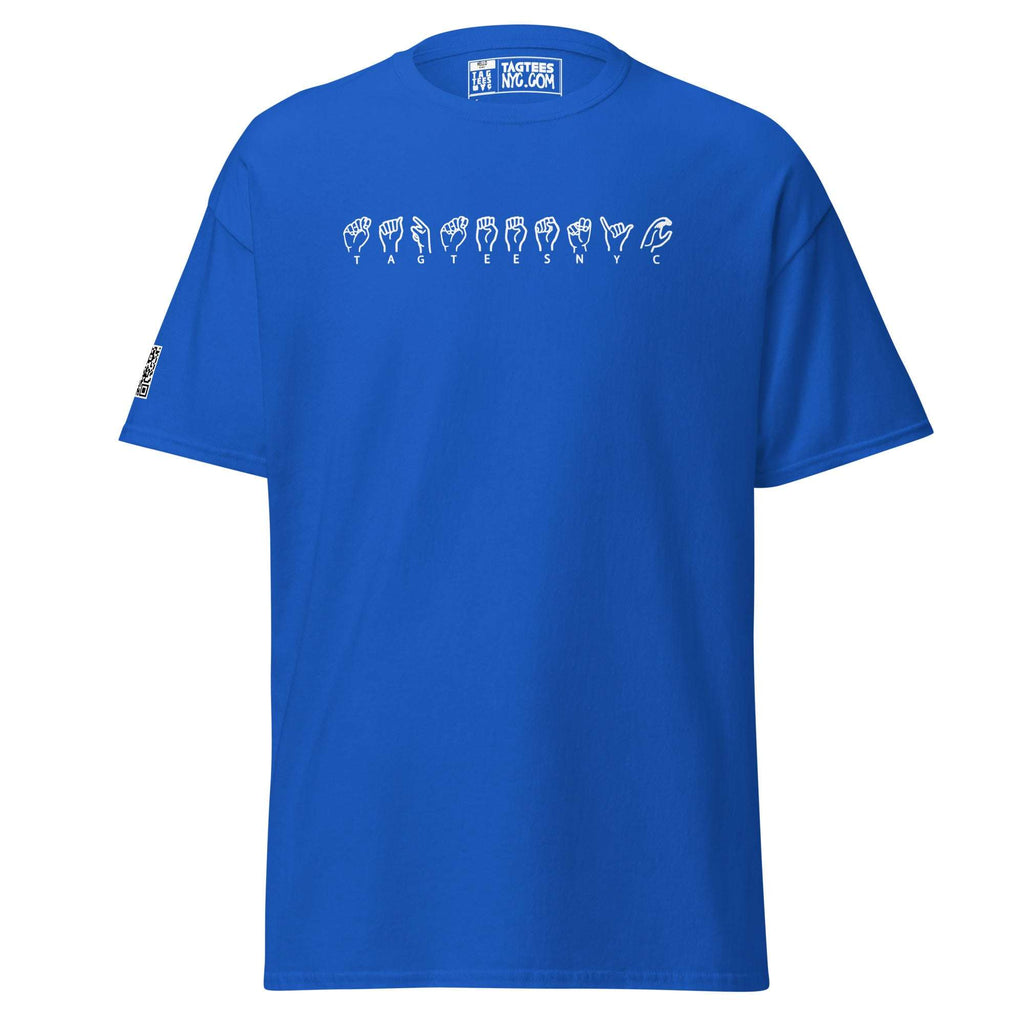 TAGTEESNYC SIGN LANGUAGE T-SHIRT