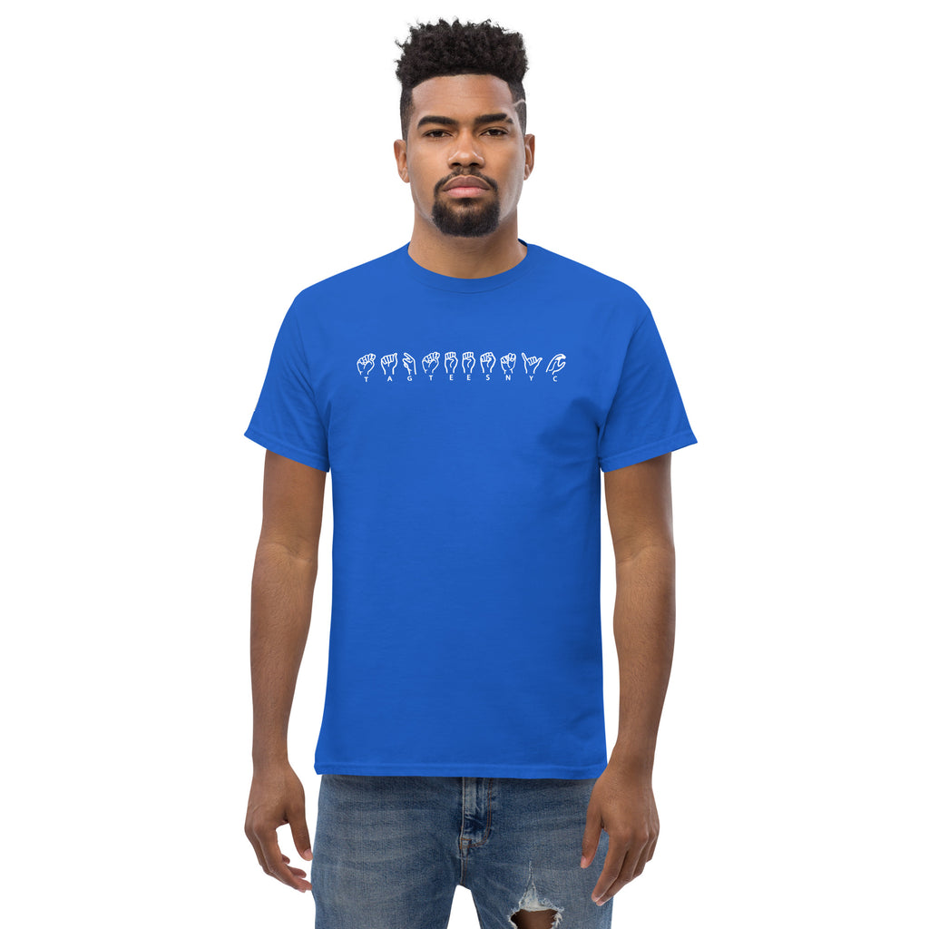 TAGTEESNYC SIGN LANGUAGE T-SHIRT