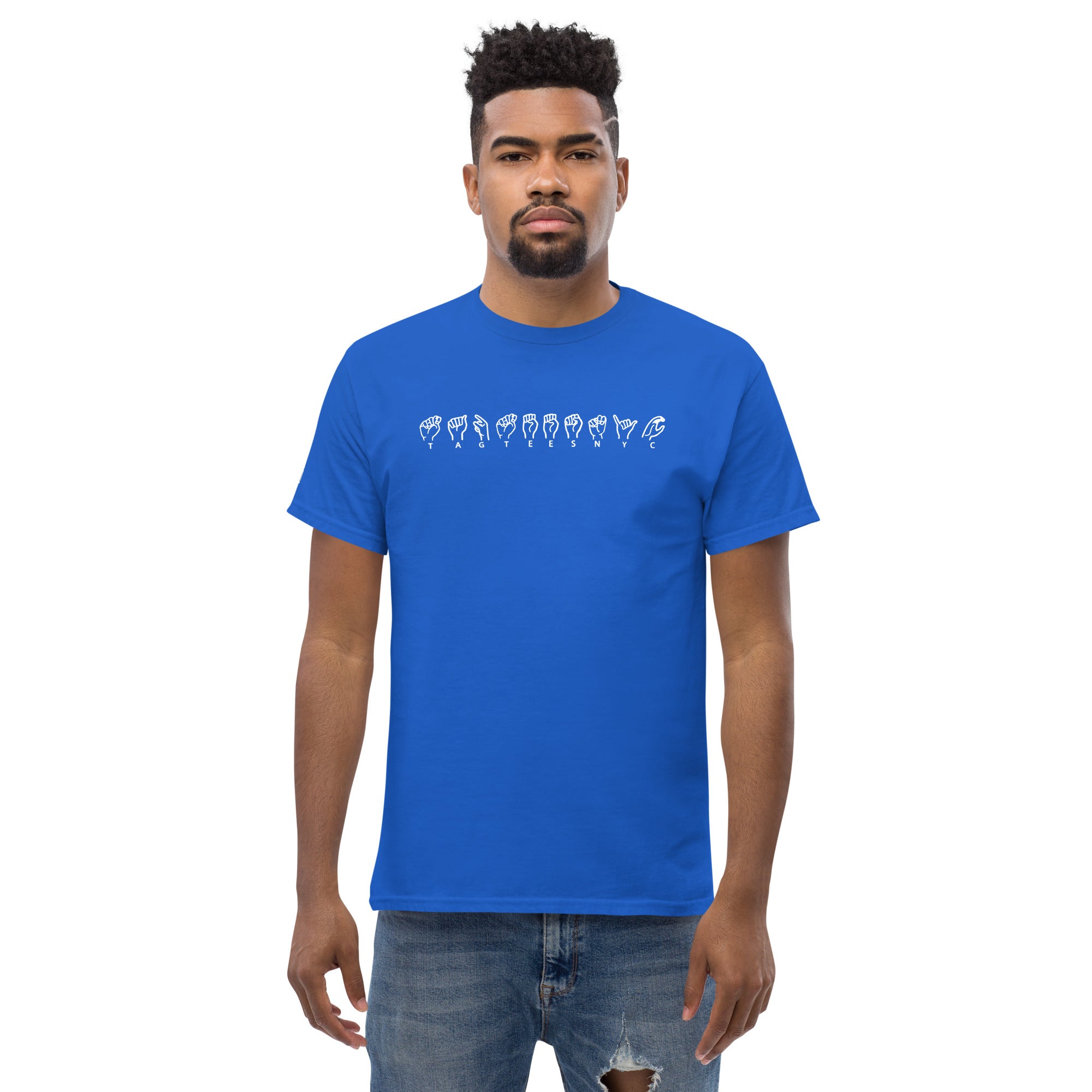 TAGTEESNYC SIGN LANGUAGE T-SHIRT
