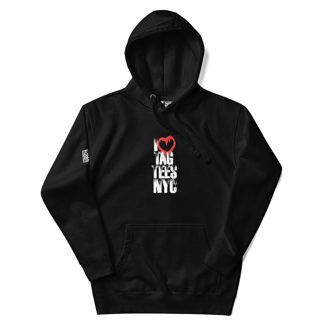 I Love Tag Tees NYC (Unisex Hoodie)