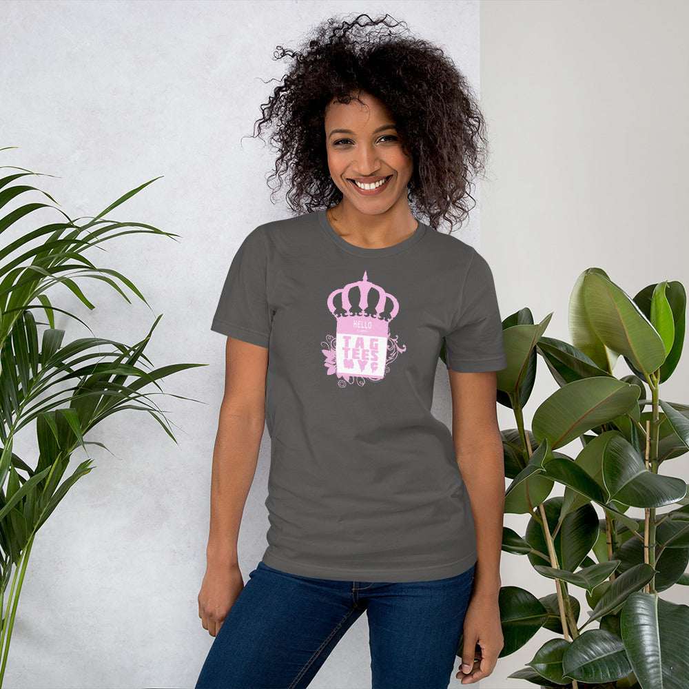 TAG TEES NYC PINK LOGO Short-sleeve unisex t-shirt