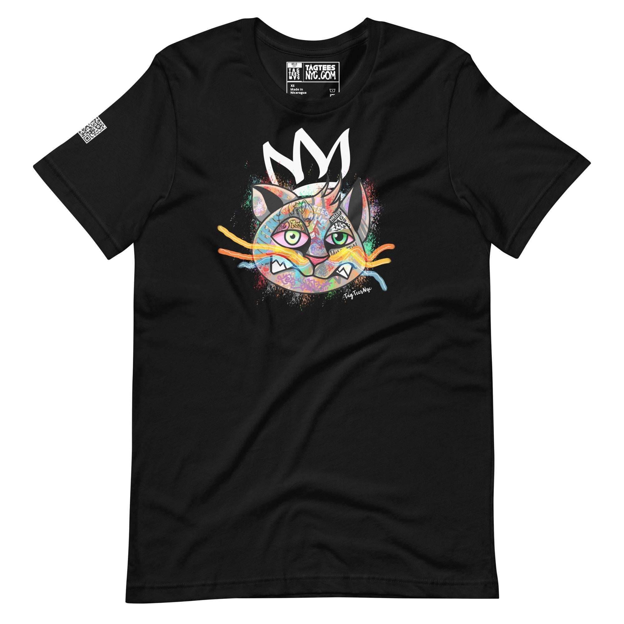 Kat with Da Crown by TagTeesNYC Unisex t-shirt