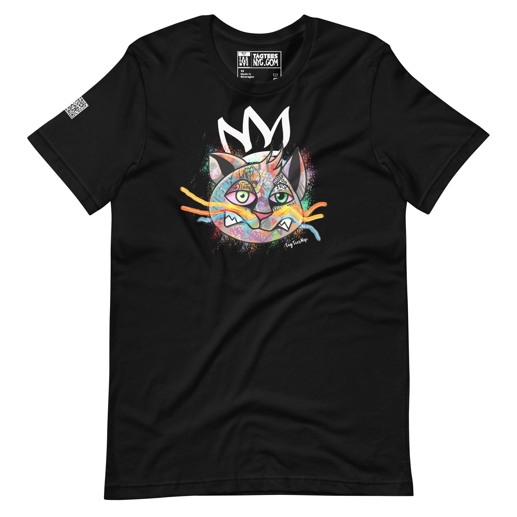 Kat with Da Crown by TagTeesNYC Unisex t-shirt