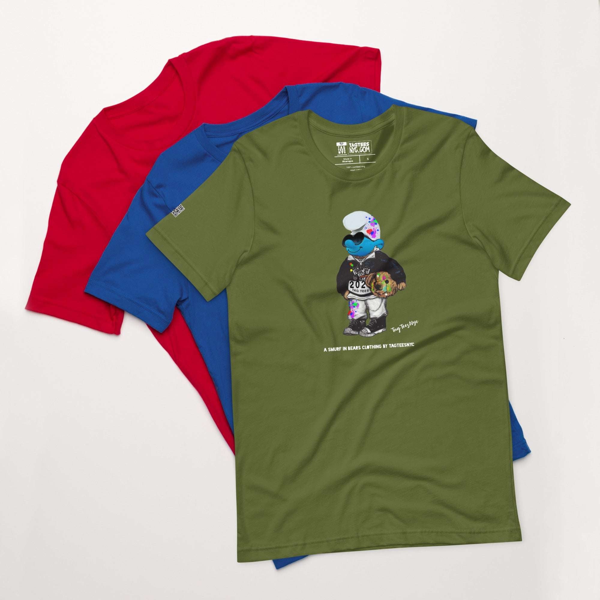 A Smurf in Bears Clothing by TAGTEESNYC Unisex t-shirt