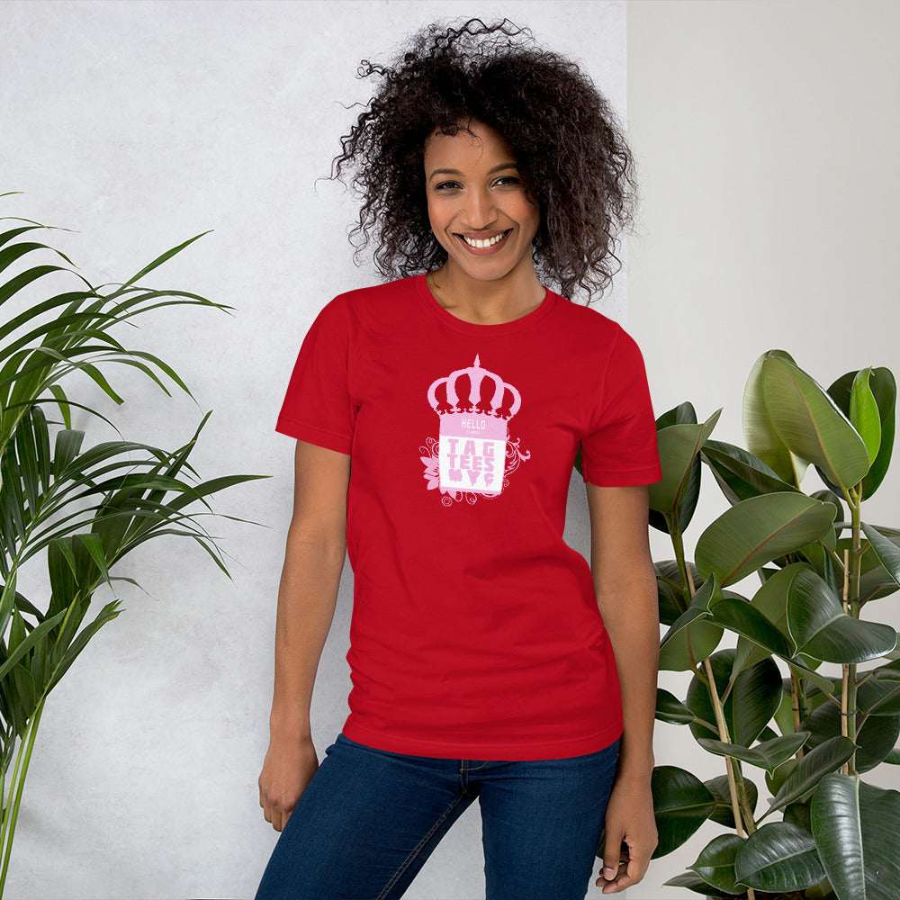 TAG TEES NYC PINK LOGO Short-sleeve unisex t-shirt