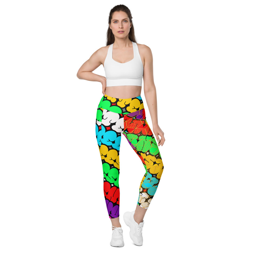 TAGTEESNYC LIVING COLOR Leggings with pockets