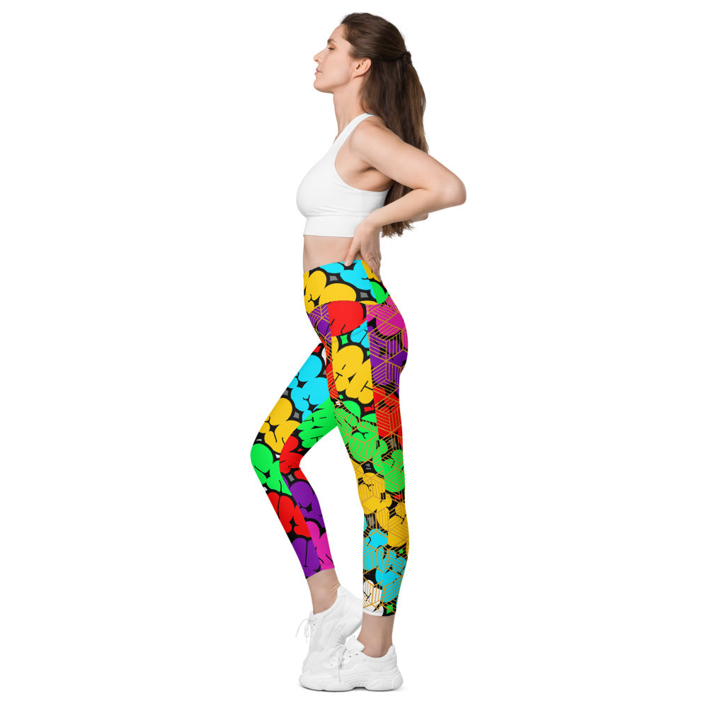 TAGTEESNYC LIVING COLOR Leggings with pockets