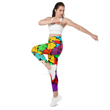 Load image into Gallery viewer, TAGTEESNYC LIVING COLOR Leggings with pockets
