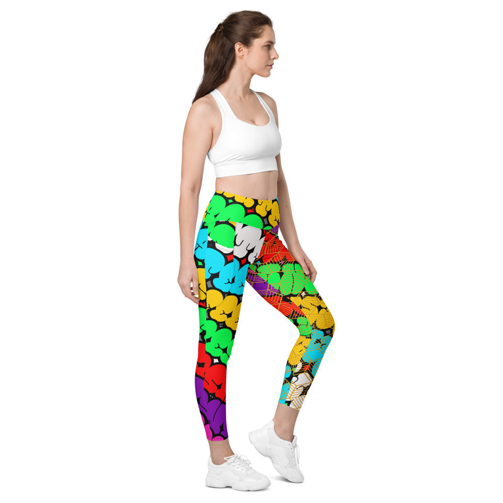 TAGTEESNYC LIVING COLOR Leggings with pockets