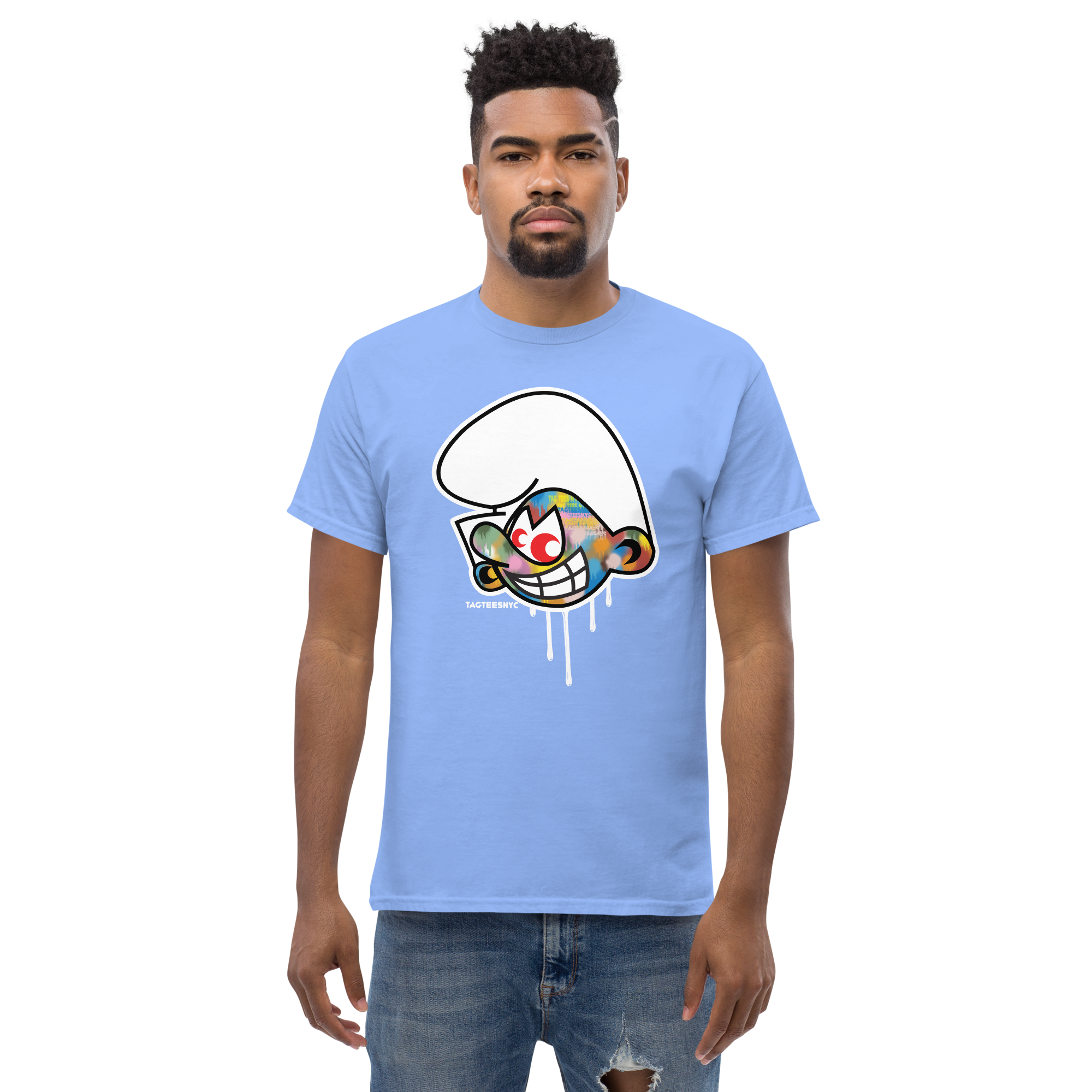Tag Tees NYC Technicolor Smurf T-Shirt