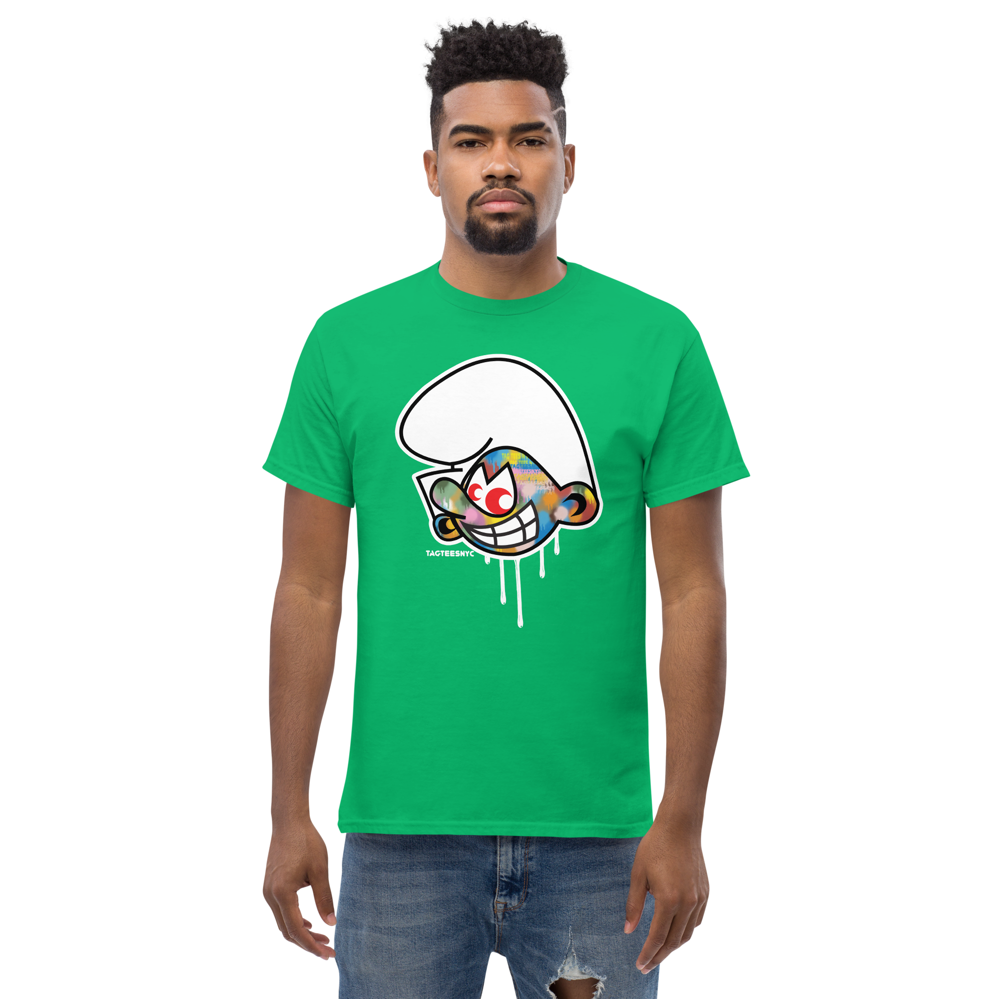Tag Tees NYC Technicolor Smurf T-Shirt