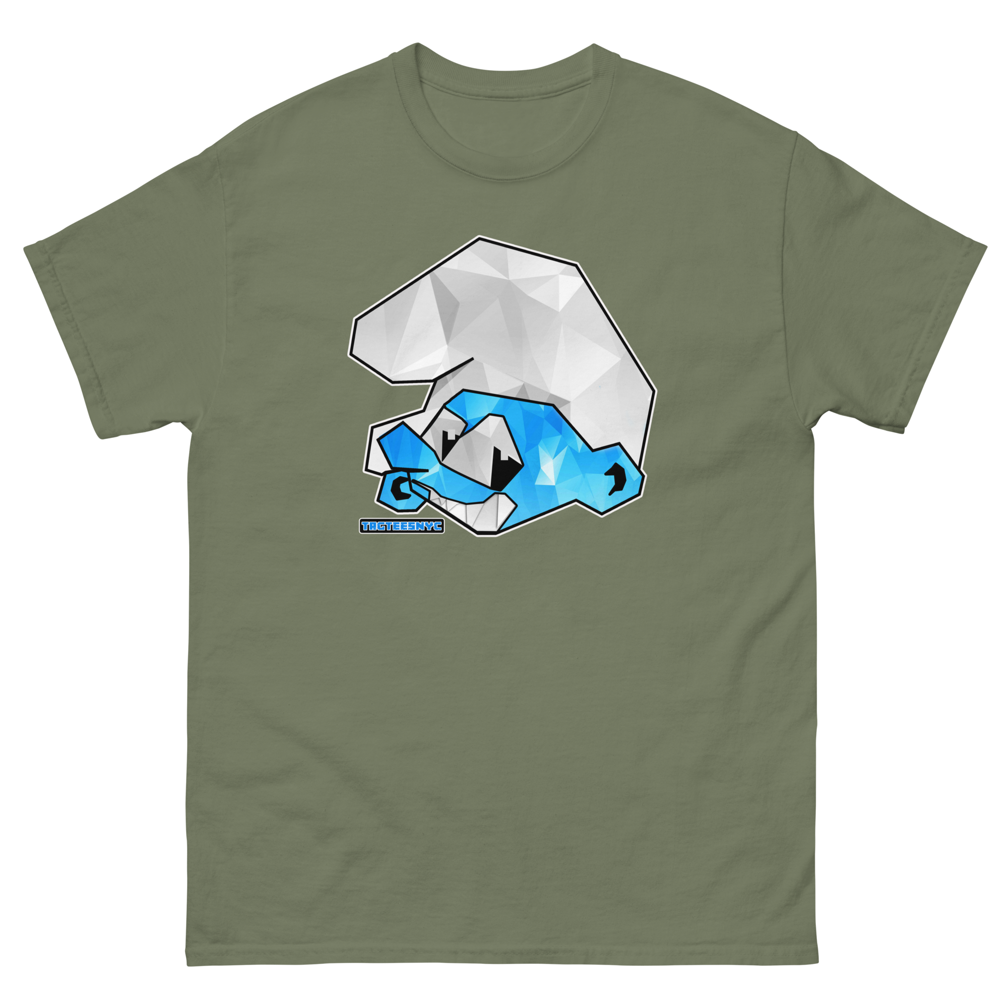 Tagtees NYC Minecraft Smurf