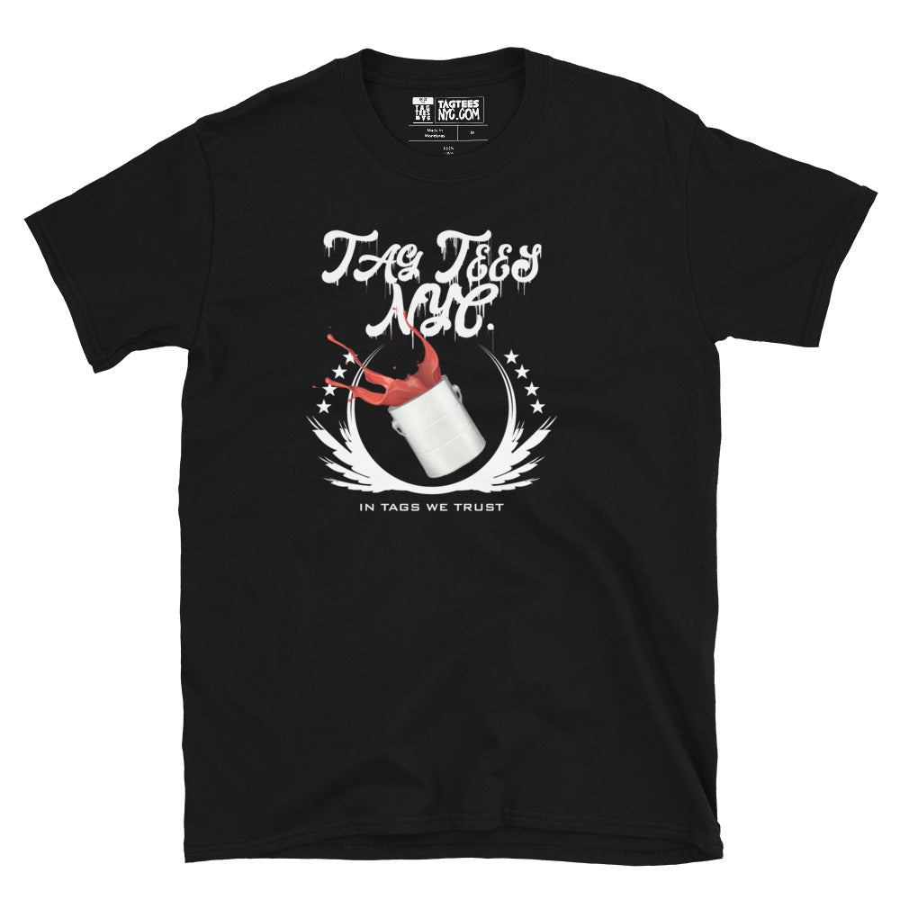 TAG TEES NYC In Tags We Trust Short-Sleeve Unisex T-Shirt