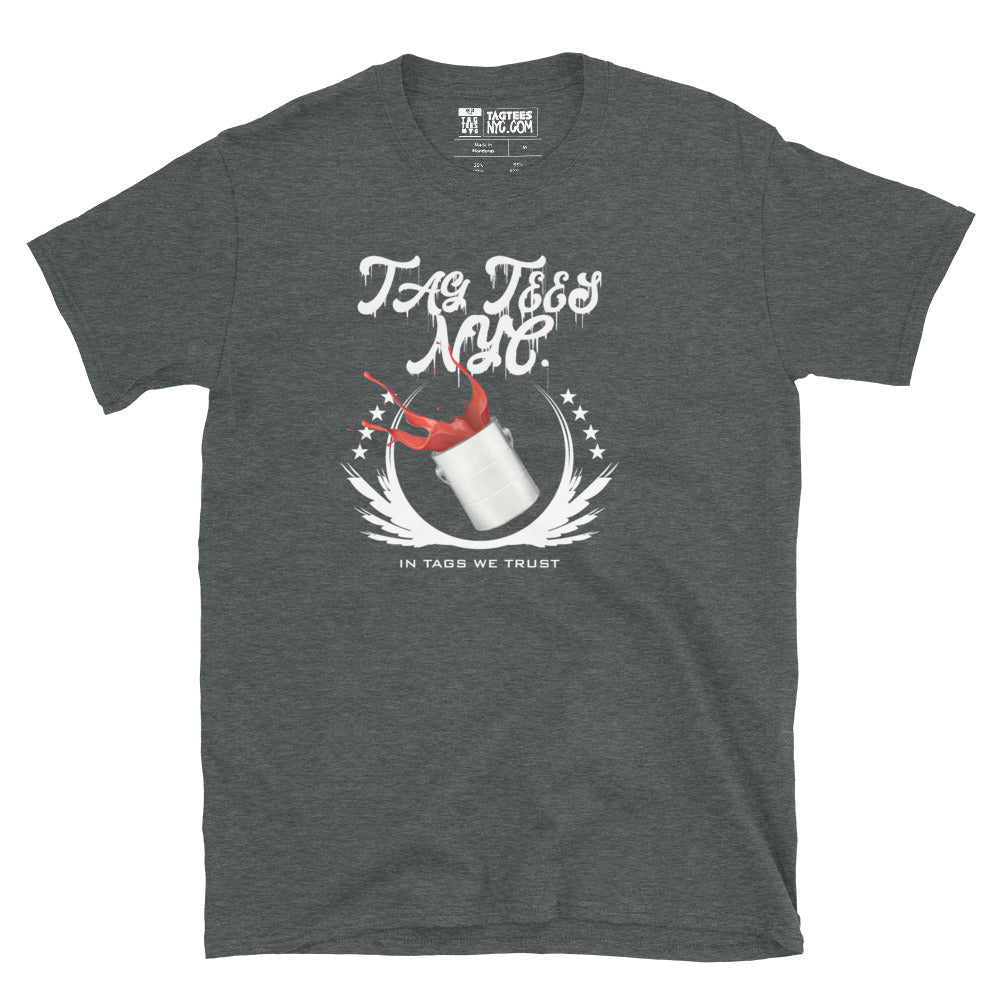 TAG TEES NYC In Tags We Trust Short-Sleeve Unisex T-Shirt