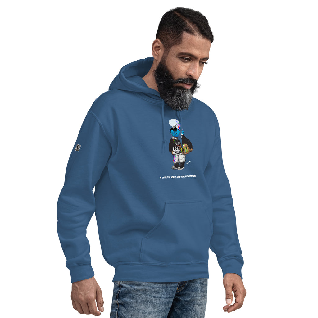 A Smurf in Bears Clothing by TAGTEESNYC Unisex Hoodie