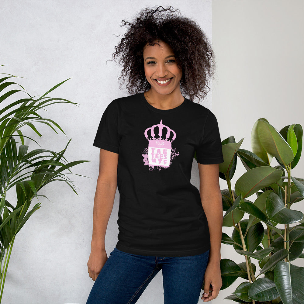 TAG TEES NYC PINK LOGO Short-sleeve unisex t-shirt