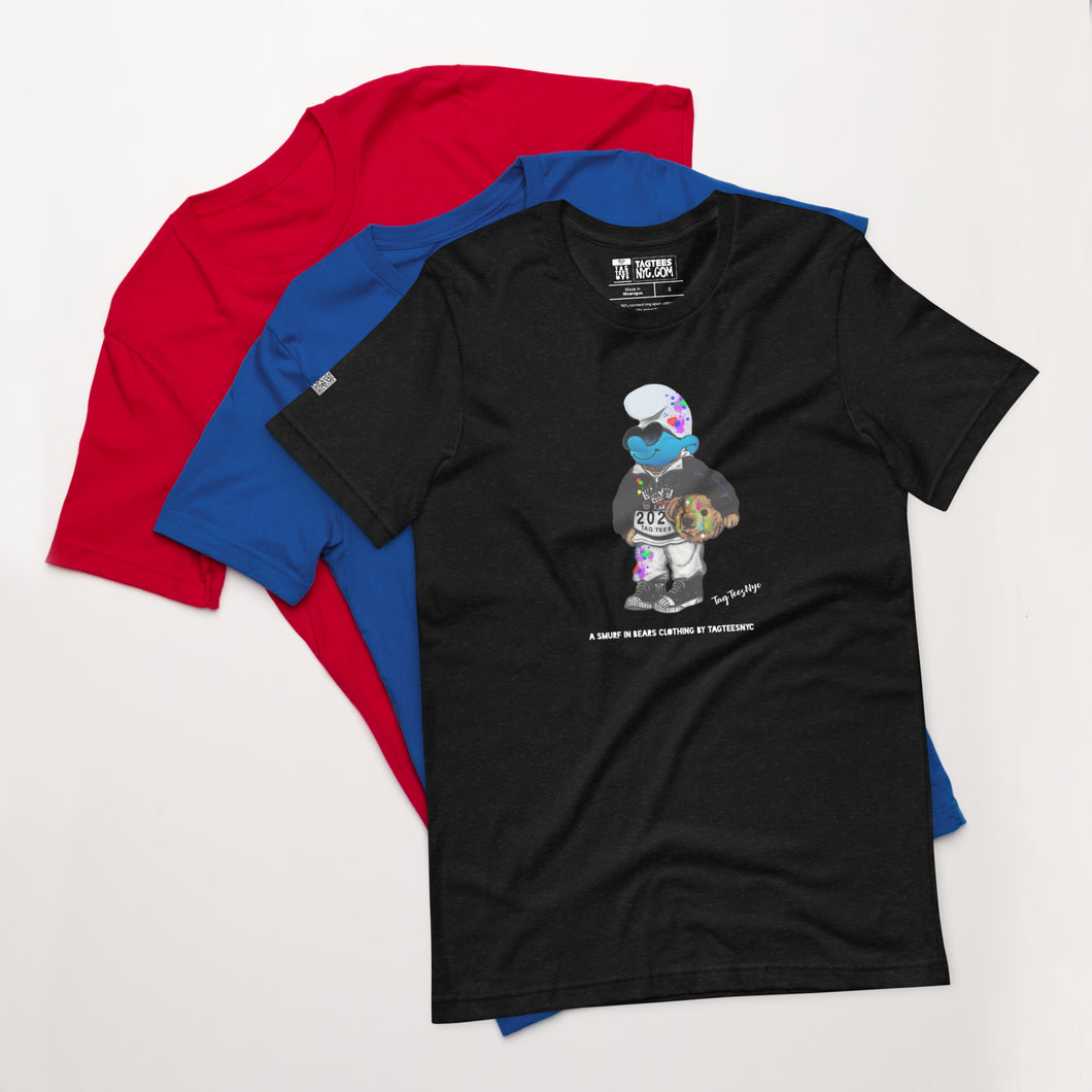 A Smurf in Bears Clothing by TAGTEESNYC Unisex t-shirt