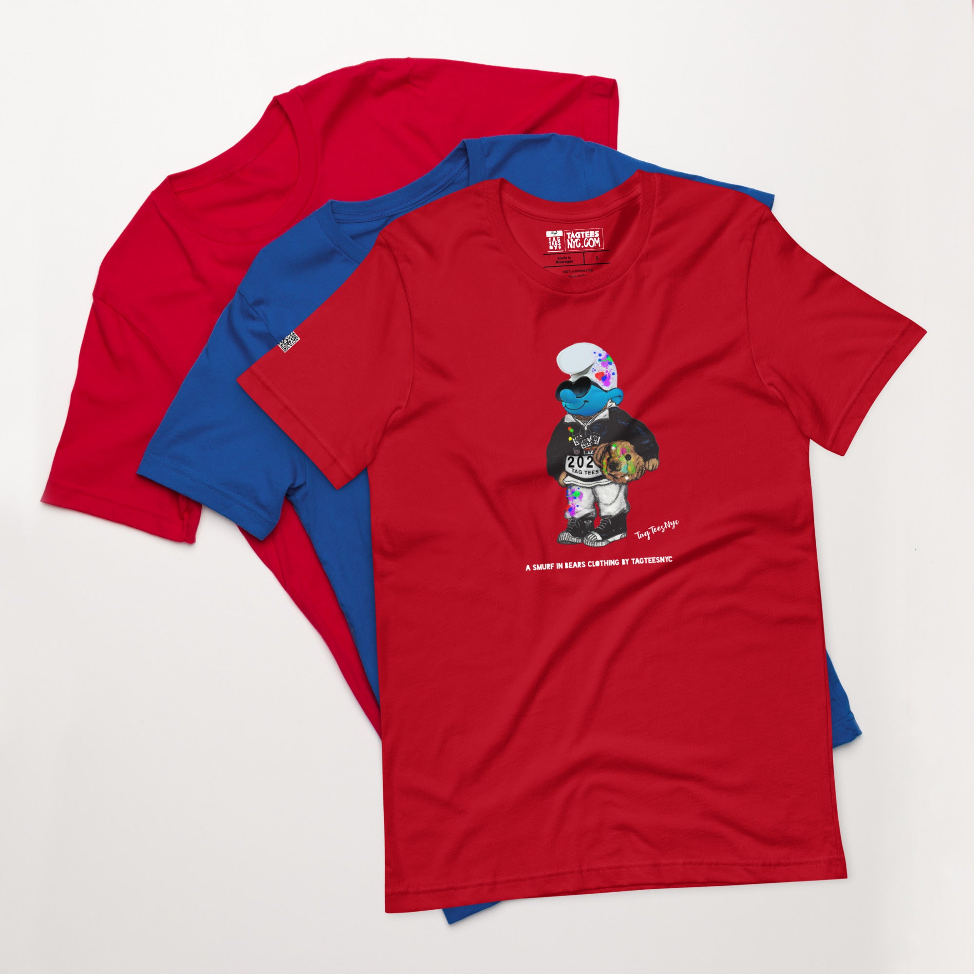 A Smurf in Bears Clothing by TAGTEESNYC Unisex t-shirt